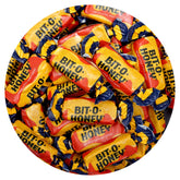 The Hampton Popcorn Company front packaging showing 2-pound bag and branding, convenient gifting