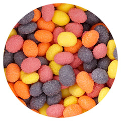 The Hampton Popcorn Company front packaging showing vibrant bulk bag — easy party serving