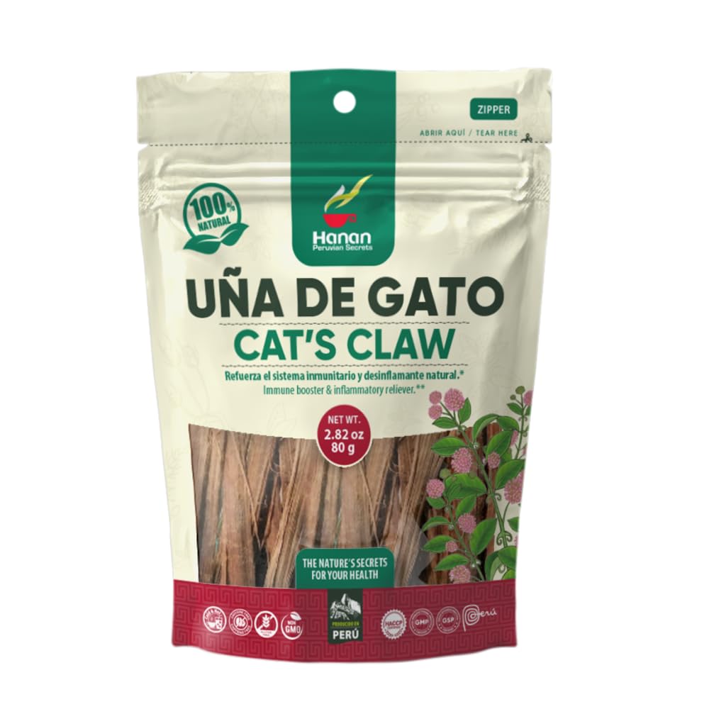 HANAN PERUVIAN SECRETS front packaging showing product and weight, clear origin information