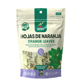 Hanan pack front view showing orange leaf tea and freshness benefit