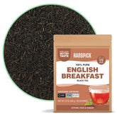 HANDPICK pouch front view showing bold English Breakfast branding and benefit