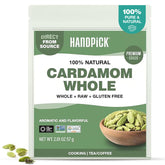 HANDPICK front packaging showing 2oz pouch and branding benefits