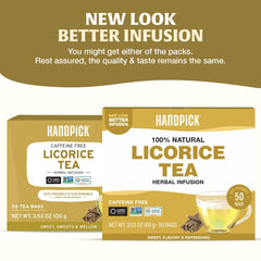 HANDPICK close-up of licorice root and spices highlighting natural ingredients and aroma