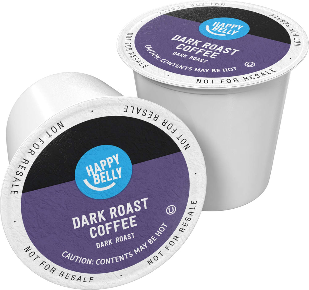 Happy Belly front packaging showing 100-count box and product branding benefit convenience