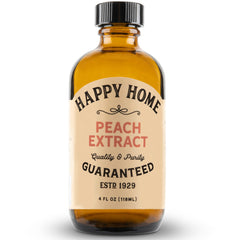 Happy Home front bottle shot showing label and kosher seal, ensures reliable flavor