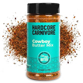 Hardcore Carnivore front packaging showing bold branding and 9oz size, inspires confident grilling