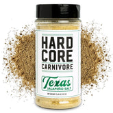Hardcore Carnivore front label on 11oz shaker showing bold branding and benefits