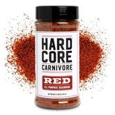 Hardcore Carnivore front packaging showing bold label and 11 oz benefit