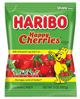 Haribo front bag showing product and branding, easy grab-and-go snack