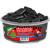 Haribo Salino front box showing label and weight, brand for easy selection