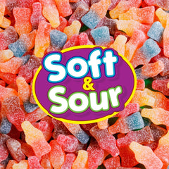 Haribo Sour Sodas poured in a bowl for parties showing ready-to-share appeal