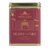 Harney & Sons tin front showing label and stylish gift packaging benefit clarity