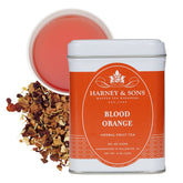 Harney & Sons decorative tin front view shows packaging and convenient storage benefit