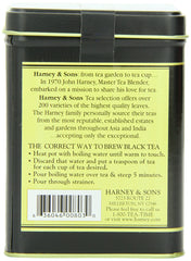 Harney & Sons brewed Darjeeling in cup showcasing light golden color and floral fragrance
