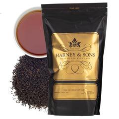 Harney & Sons front packaging showing 16 oz bag and label, highlighting quality
