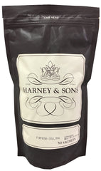 Harney & Sons front packaging with resealable 50-count bag for easy storage