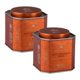 Harney & Sons front packaging showing two boxes and rich cinnamon visuals for gift-ready appeal