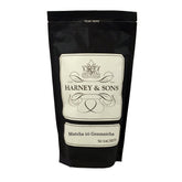 Harney & Sons front packaging showing resealable bag and 50 sachets, keeps tea fresh