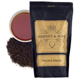Harney & Sons front packaging showing 16 oz bag and brand, clear product identification and convenience