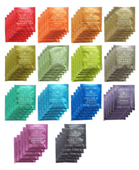 Harney & Sons sampler front packaging showing variety and gift-ready presentation