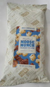 Harry & David front packaging of 14 oz Moose Munch showing label and resealable bag, perfect for gifting