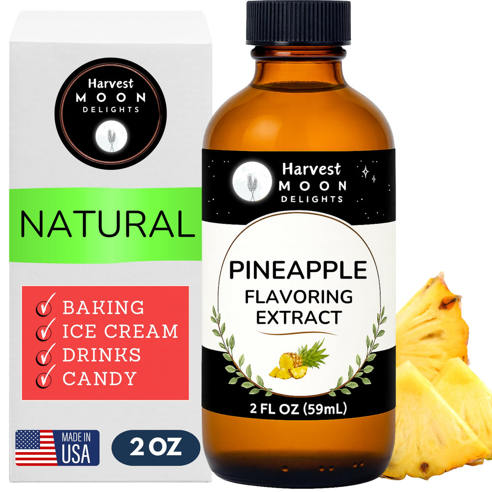 Harvest Moon Delights front packaging showing 2 oz bottle and benefits