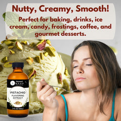 Harvest Moon Delights used in pistachio ice cream bowl illustrating rich nutty flavor