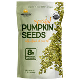 Harvested For You front package showing resealable bag and organic label for convenience