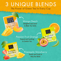 HAWAIIAN NATURAL T·E·A loose leaf and fruit pieces close-up showing natural ingredients