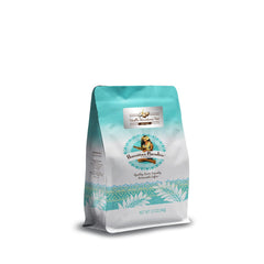 Hawaiian Paradise Coffee front packaging showing flavor and 12 oz size for gift appeal