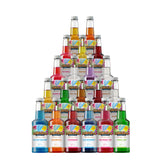 Hawaiian Shaved Ice front packaging showing full 20-bottle assortment and variety