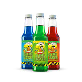 Hawaiian Shaved Ice front packaging showing three Toxic Waste bottles and bold colors for quick selection