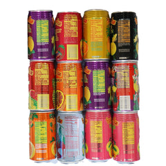 Hawaiian Sun bottle close-up of label and vibrant color, clear flavor identification benefit