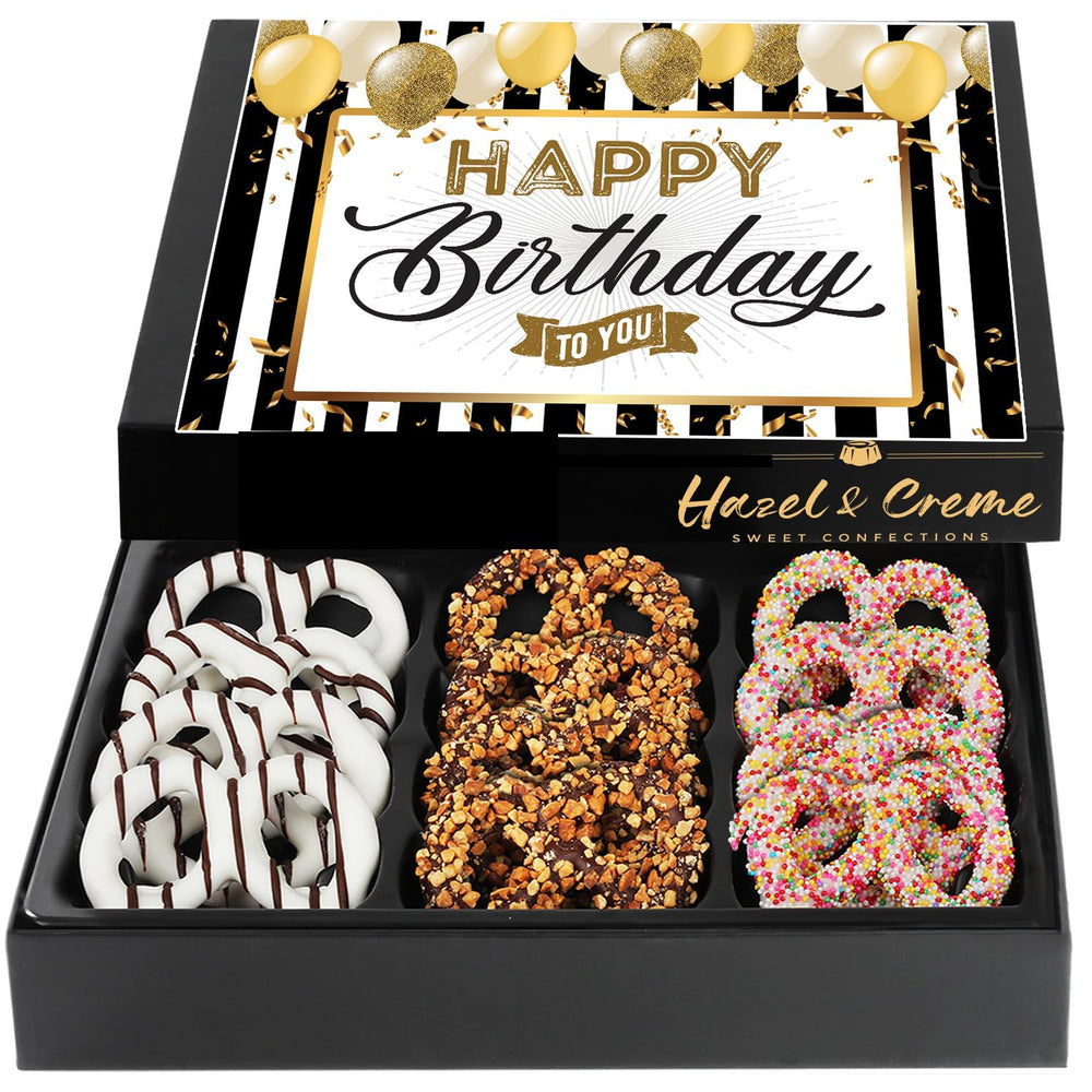 Hazel & Creme front box view showing festive packaging and gift-ready appeal