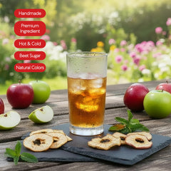 HazerBaba steaming hot cup served to show comforting warm apple beverage