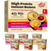 HealSpot front packaging showing variety pack and protein benefit