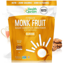 Health Garden front packaging showing product size and clear labeling benefit