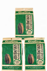 HealthEmpire ChaCha front packaging showing three coconut-flavored seed bags and clear labeling, easy portioning