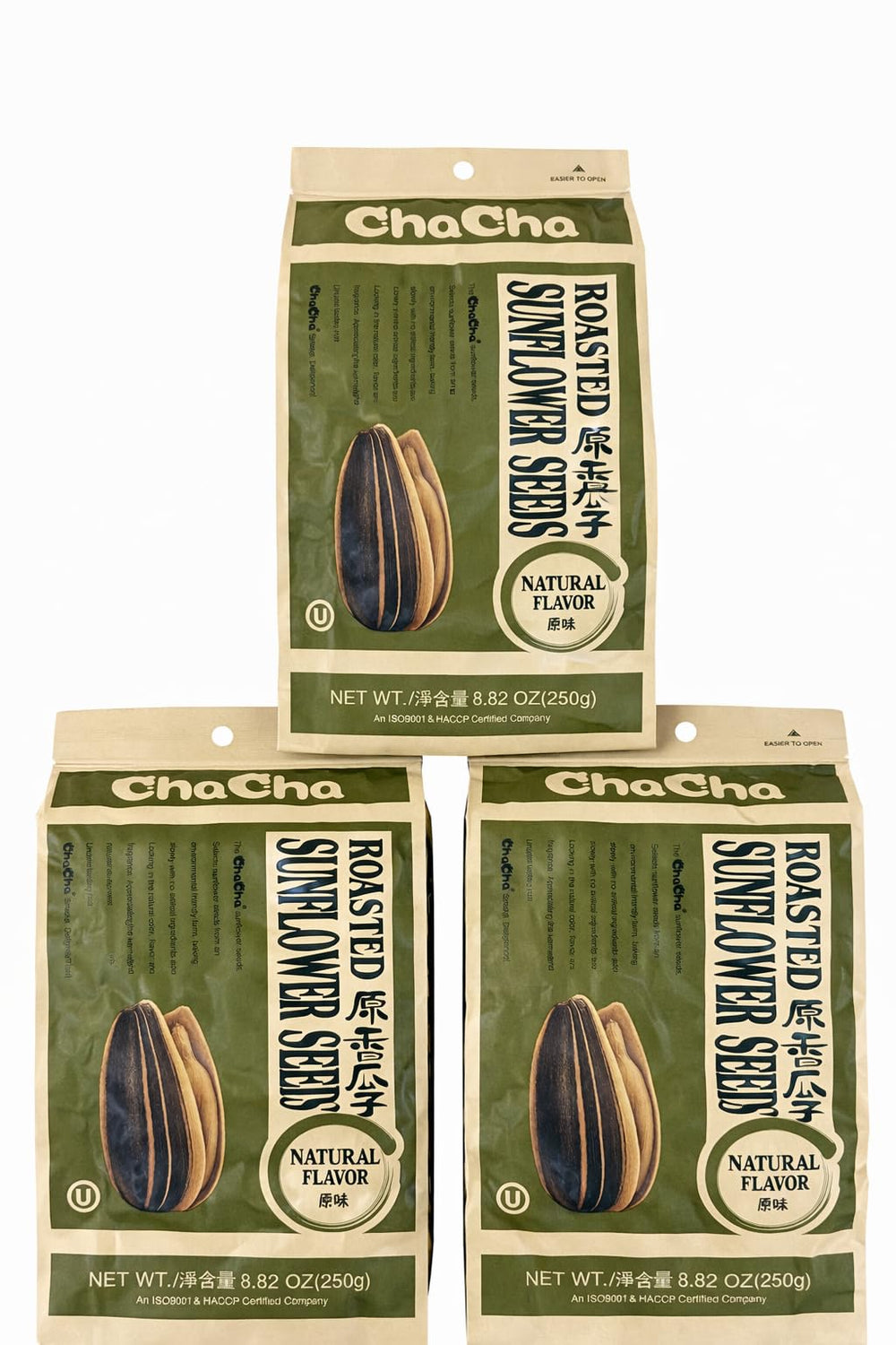 HealthEmpire ChaCha front packaging showing 3-bag set and natural labeling, convenient portioning