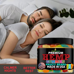 Healthergize gummy being chewed demonstrating easy soft texture benefit