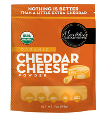 Healthier Comforts front packaging showing organic label and benefits