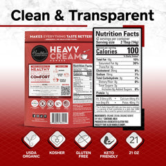 Healthier Comforts fine powder close-up highlighting smooth texture and richness
