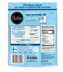 Healthier Comforts fine white powder texture close-up highlighting smooth mixability
