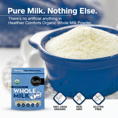 Healthier Comforts resealable zipper detail keeping powder fresh