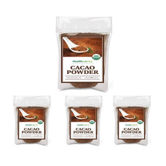 Healthworks Superfoods spoon with cacao powder showing measured portion control