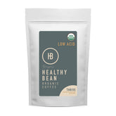 Thompson's Healthy Bean front packaging showing 11oz bag and clear branding benefits