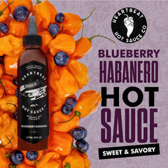 HEARTBEAT HOT SAUCE CO. drizzled on pancakes adding sweet-heat flavor