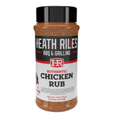 Heath Riles BBQ front label showing brand and seasoning benefits