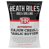 Heath Riles BBQ front label showing product name and award cues benefits