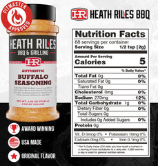 Heath Riles BBQ open jar with spoon showing texture of rub for easy application benefit